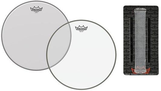 Remo Snare Maintenance Pro Pack 14" Amb Coated, 14" Amb Hazy and Wire
