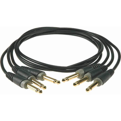 Klotz Pedal Patcher 30cm Patch Cable x 3 in Black