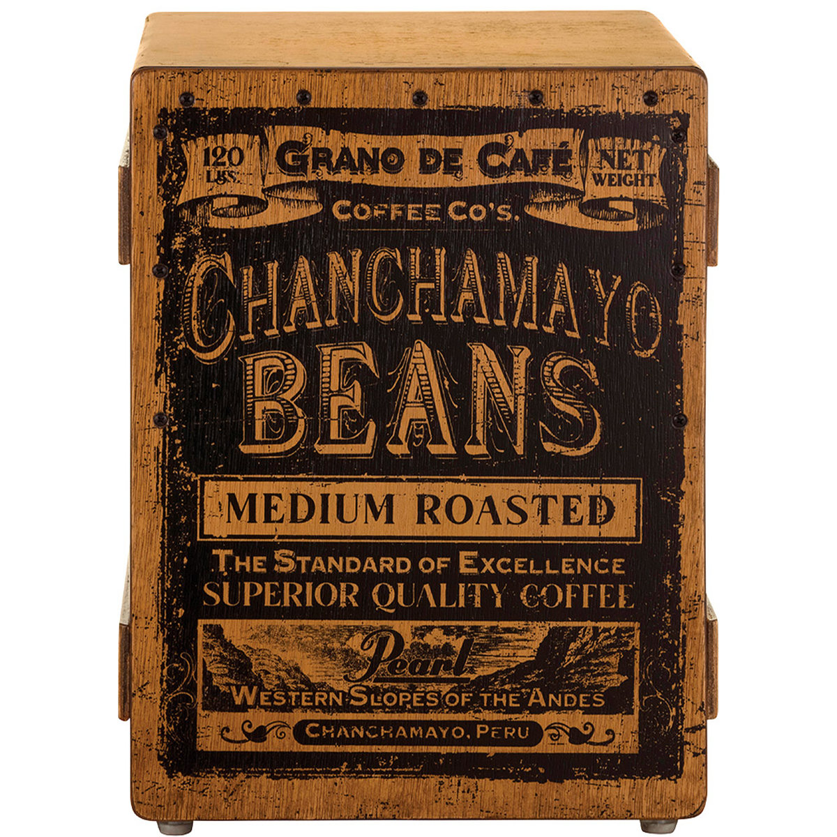 Pearl Primero Coffee Crate Cajon in Coffee Bean