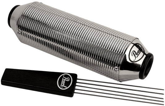 Pearl PMG20 Percussion Guiro Metal Guiro and Striker