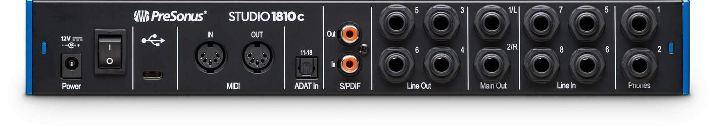 PreSonus Studio 1810c USB C Audio Interface