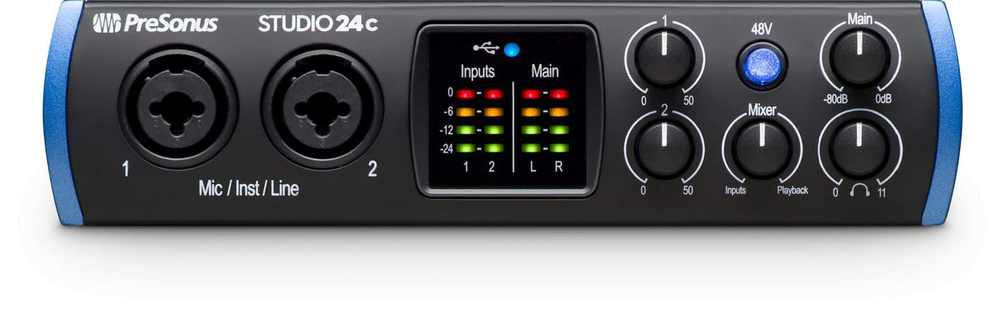 PreSonus Studio 24c USB C Audio Interface