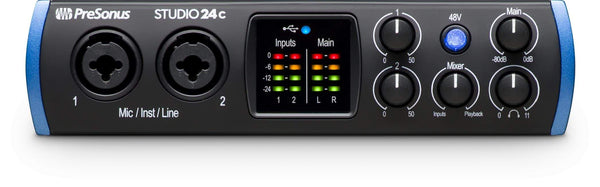 PreSonus Studio 24c USB C Audio Interface