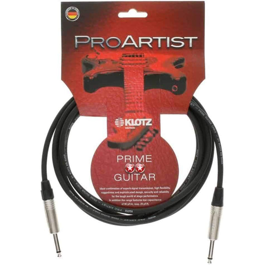 Klotz PRO ARTIST 6m Guitar Cable in Black