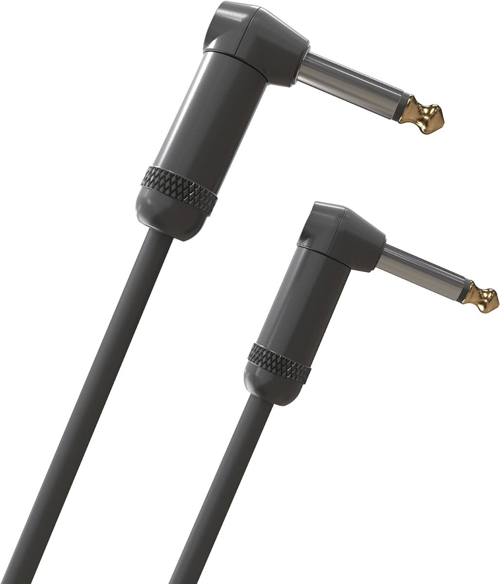 D'Addario Planet Waves 10' American Stage Instrument Dual Right Angle Cable in Black