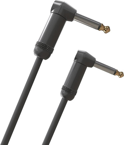 D'Addario Planet Waves 10' American Stage Instrument Dual Right Angle Cable in Black