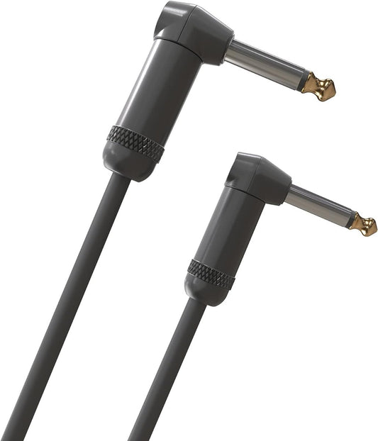 D'Addario Planet Waves 20' American Stage Instrument Dual Right Angle Cable in Black