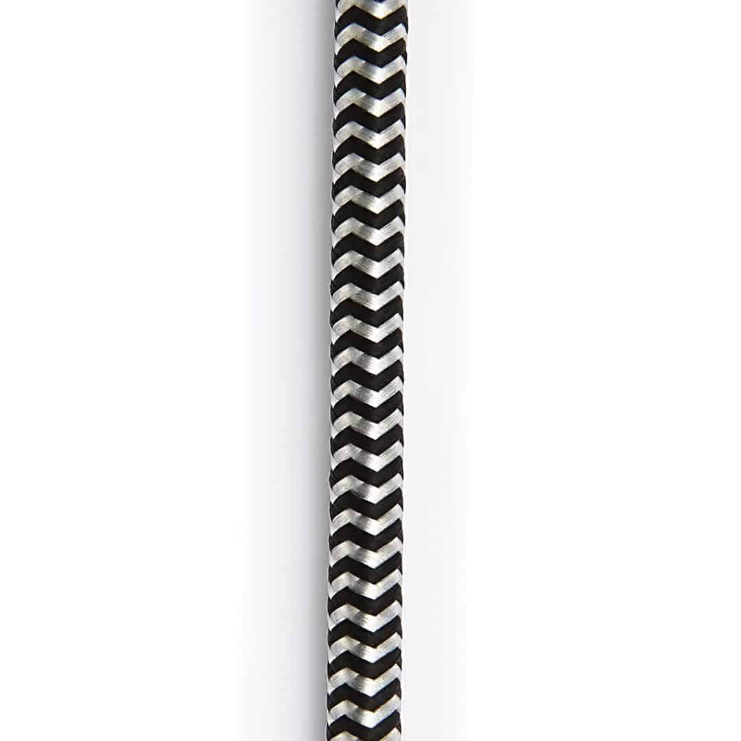 D'Addario Custom Series 20' Braided Instrument Cable in Grey
