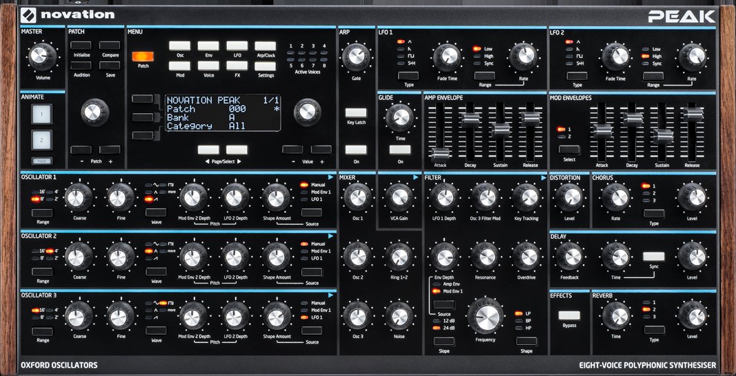 Novation Peak Polyphonic Desktop Synthesizer