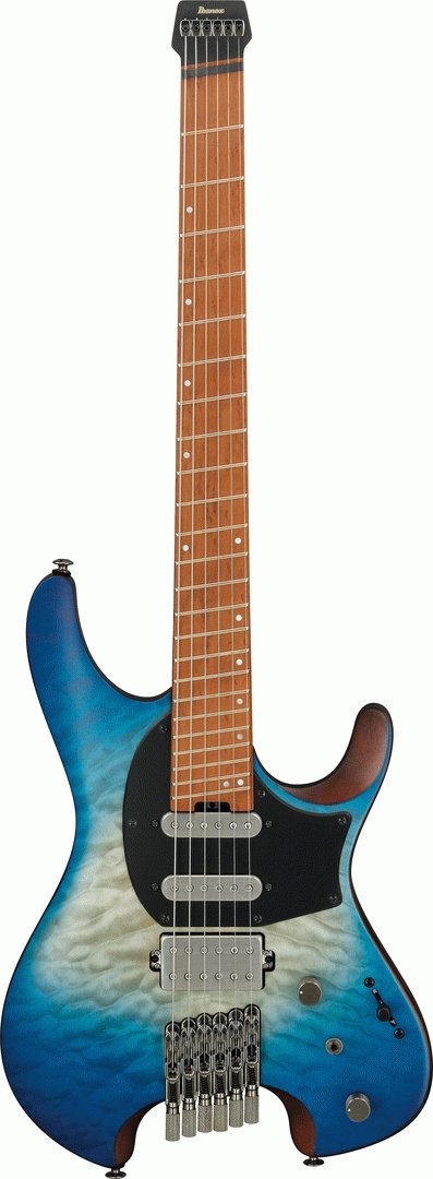 Ibanez QX54QM Premium Electric Guitar in Blue Sphere Burst Matte