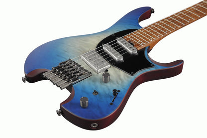 Ibanez QX54QM Premium Electric Guitar in Blue Sphere Burst Matte