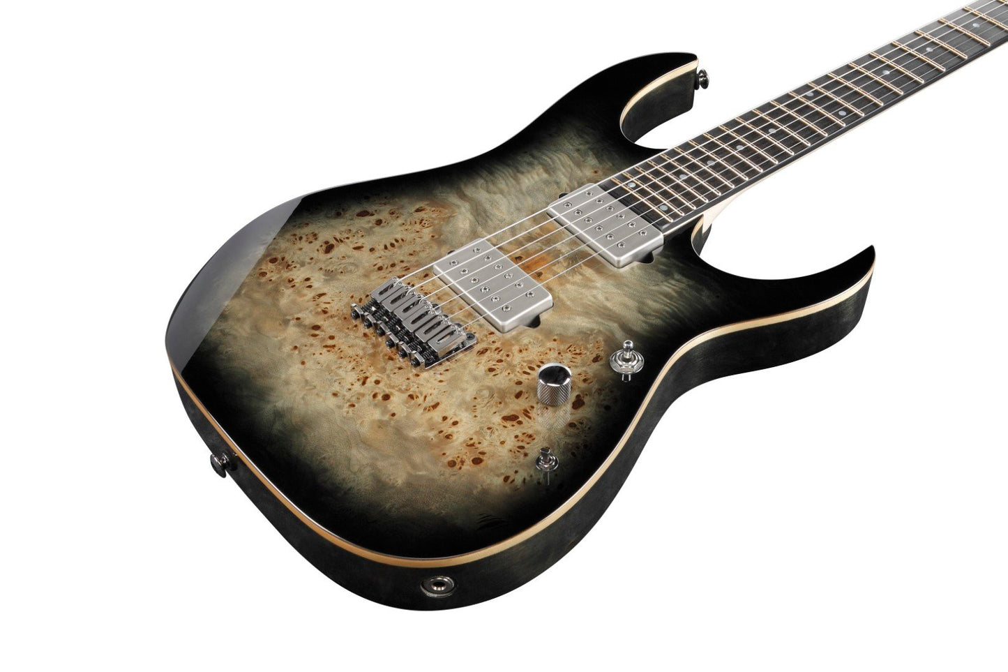 Ibanez RG1121PB Electric Guitar in Charcoal Black Burst