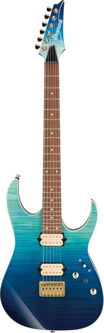 Ibanez RG421HPFM in Blue Reef Gradation
