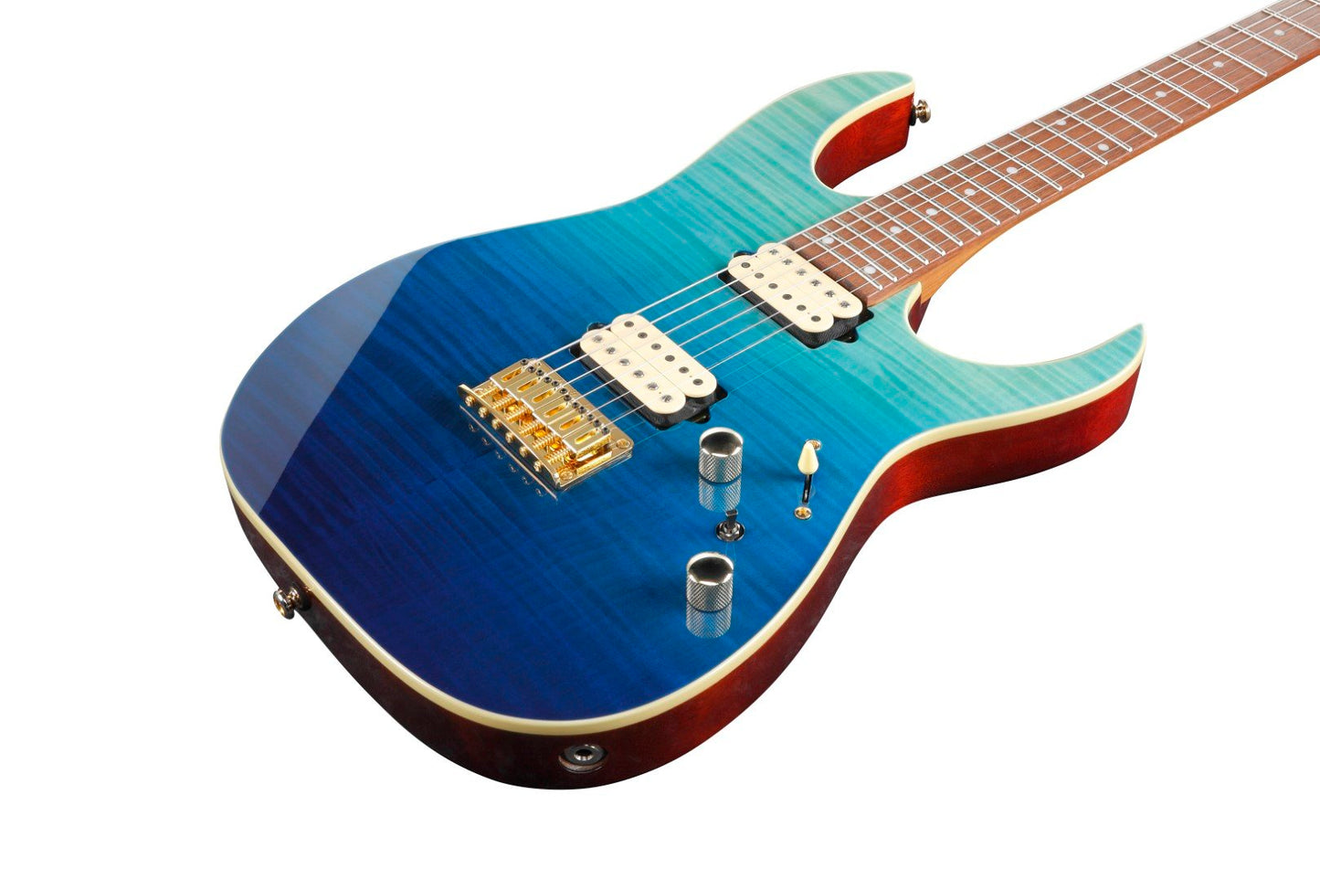 Ibanez RG421HPFM in Blue Reef Gradation