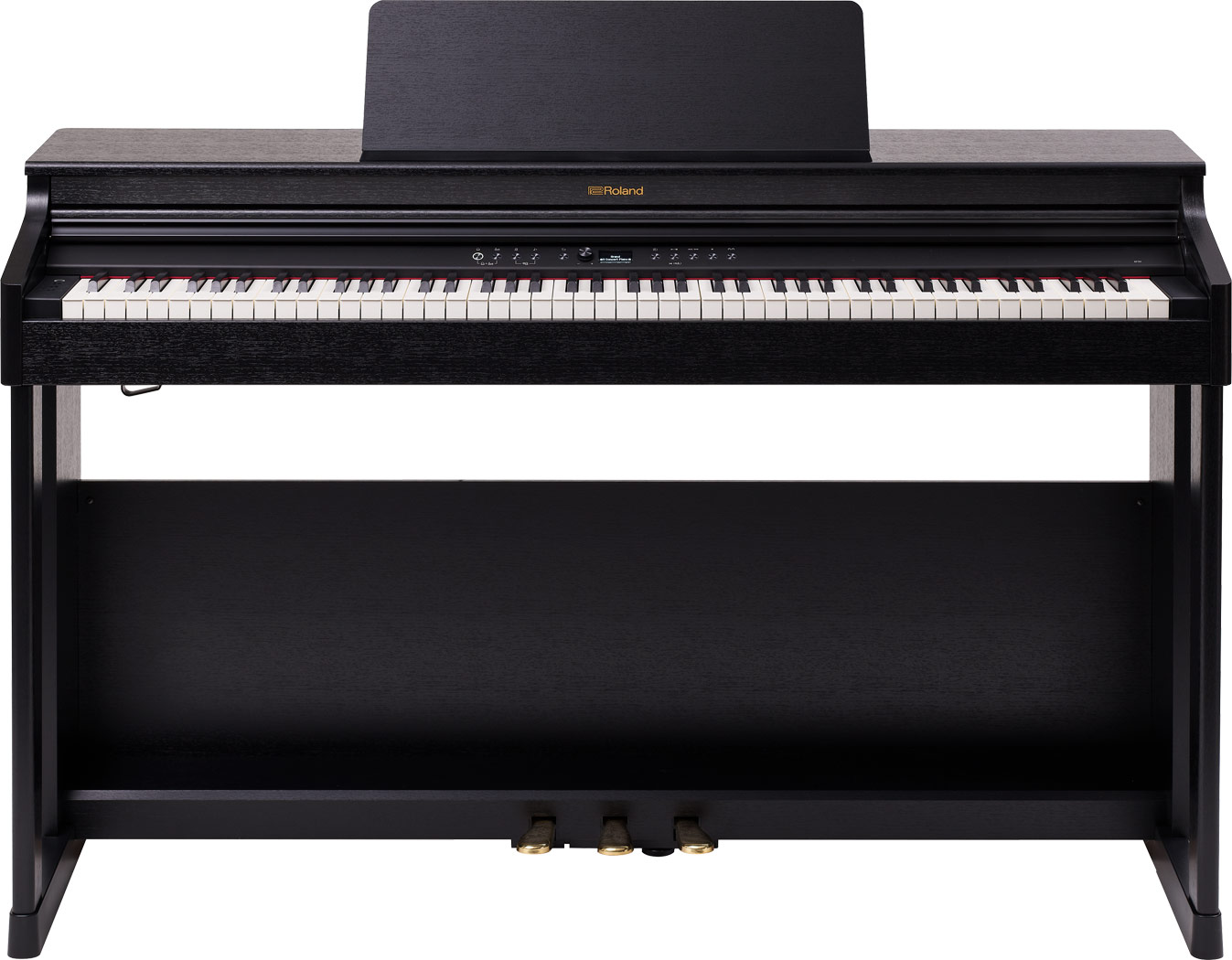 Roland RP701 Digital Home Piano with Stool in Contemporary Black
