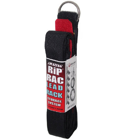 RiP RAC Lead Rack Velcro Cable Storage System RED 4 x 250mm TABS