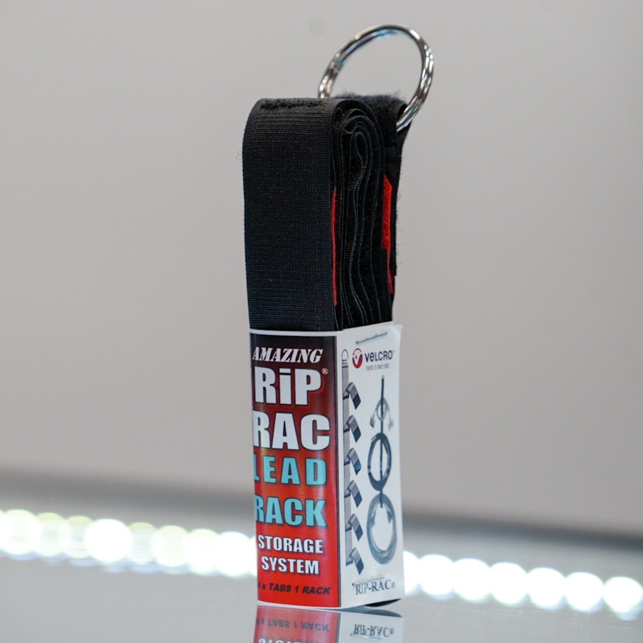 RiP RAC Lead Rack Velcro Cable Storage System RED 4 x 250mm TABS