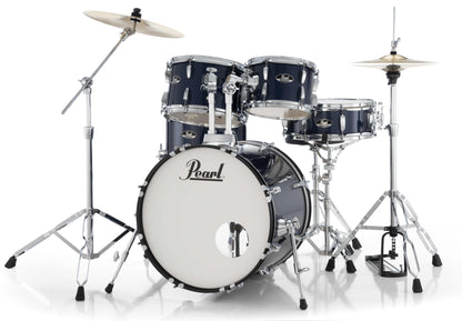 Pearl Roadshow 20" 5-Piece Drum Kit /Hardware and Cymbals in Royal Blue Metallic