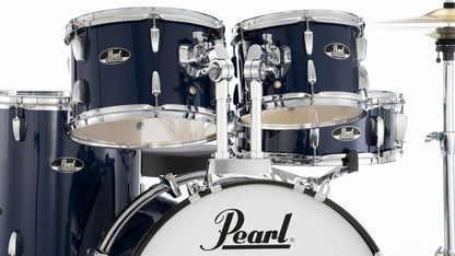 Pearl Roadshow 20" 5-Piece Drum Kit /Hardware and Cymbals in Royal Blue Metallic