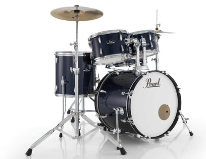 Pearl Roadshow 20" 5-Piece Drum Kit /Hardware and Cymbals in Royal Blue Metallic