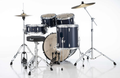 Pearl Roadshow 20" 5-Piece Drum Kit /Hardware and Cymbals in Royal Blue Metallic