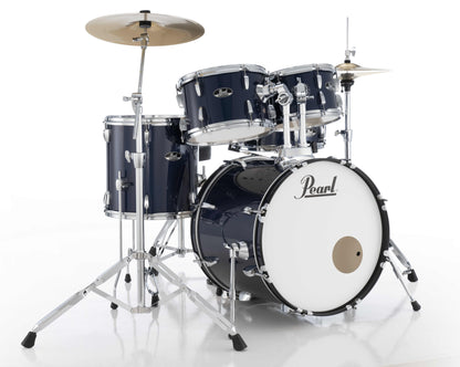 Pearl Roadshow 20" 5-Piece Drum Kit /Hardware and Cymbals in Royal Blue Metallic