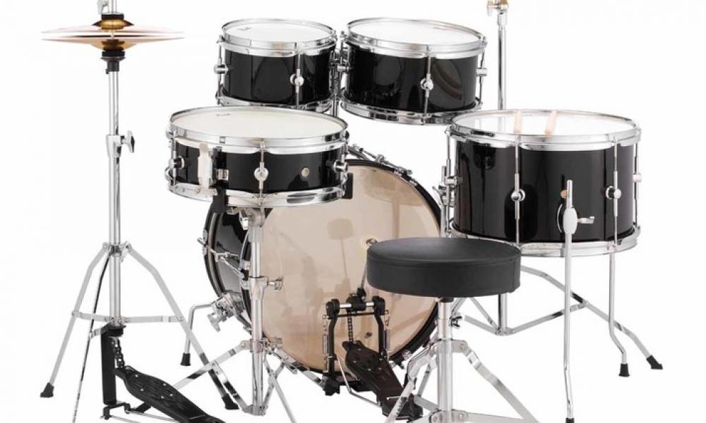 Pearl Roadshow Junior 5 Piece Drum Kit in Jet Black