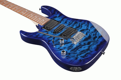 Ibanez RX70QAL Left Handed in Transparent Blue Burst