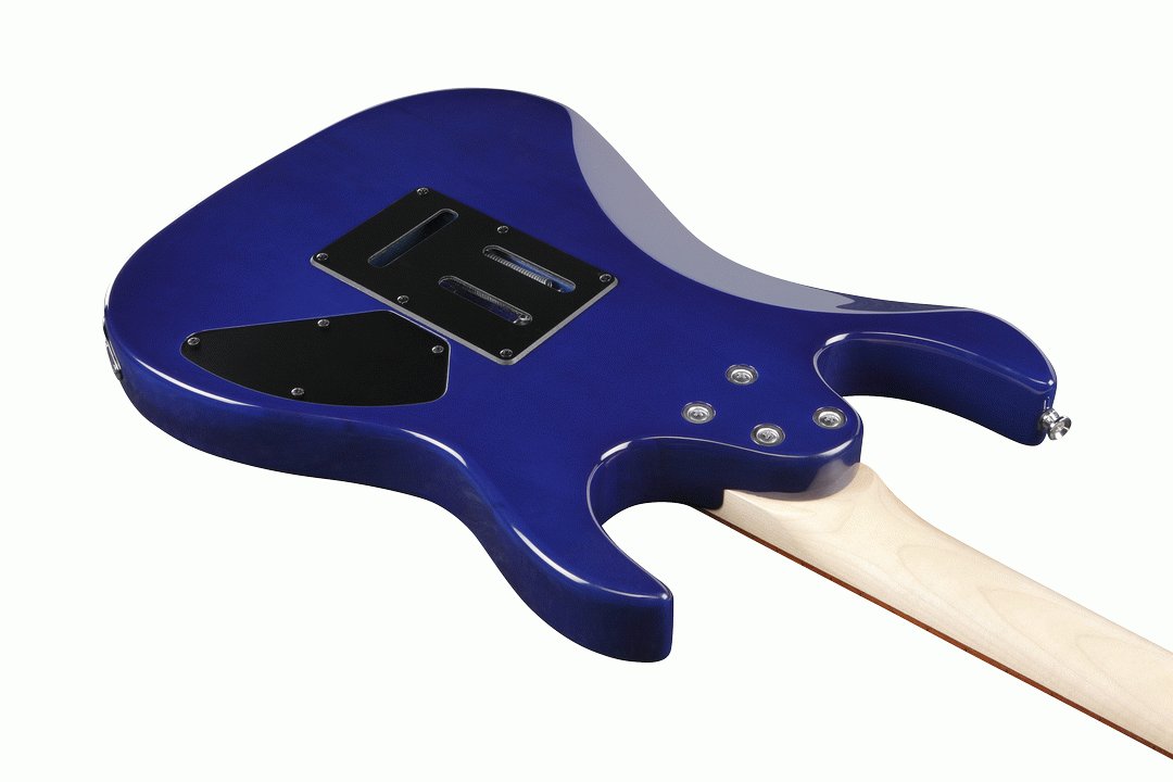 Ibanez RX70QAL Left Handed in Transparent Blue Burst