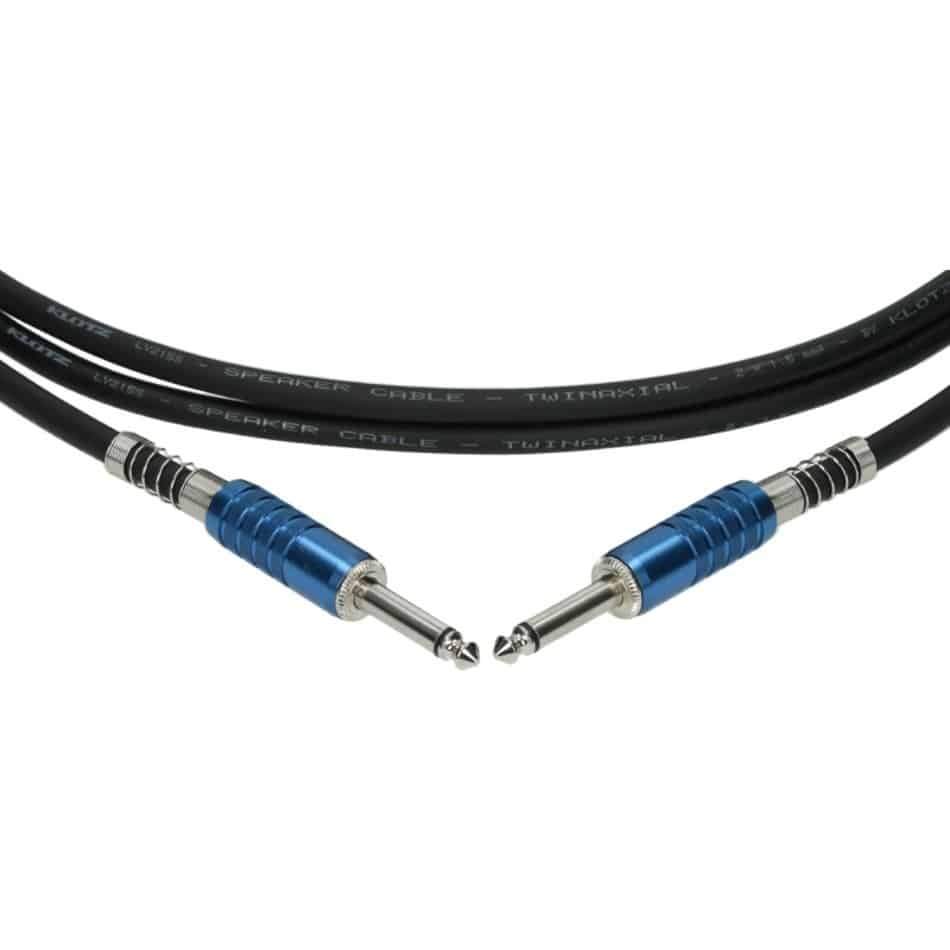 Klotz SC1 3m 2 x 1.5mm² Neutrik Jacks Speaker Cable in Black