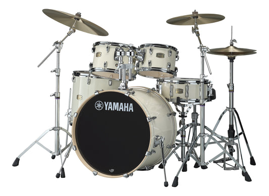 Yamaha Stage Custom Birch Euro 5-Piece Drum Kit in Classic White