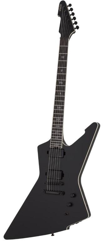 Schecter E1 SLS Elite Evil Twin in Satin Black