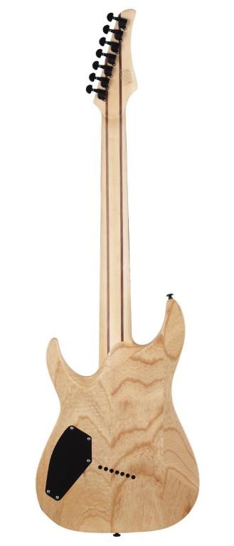 Schecter Reaper 7 Multiscale 7 String in Satin Charcoal Burst