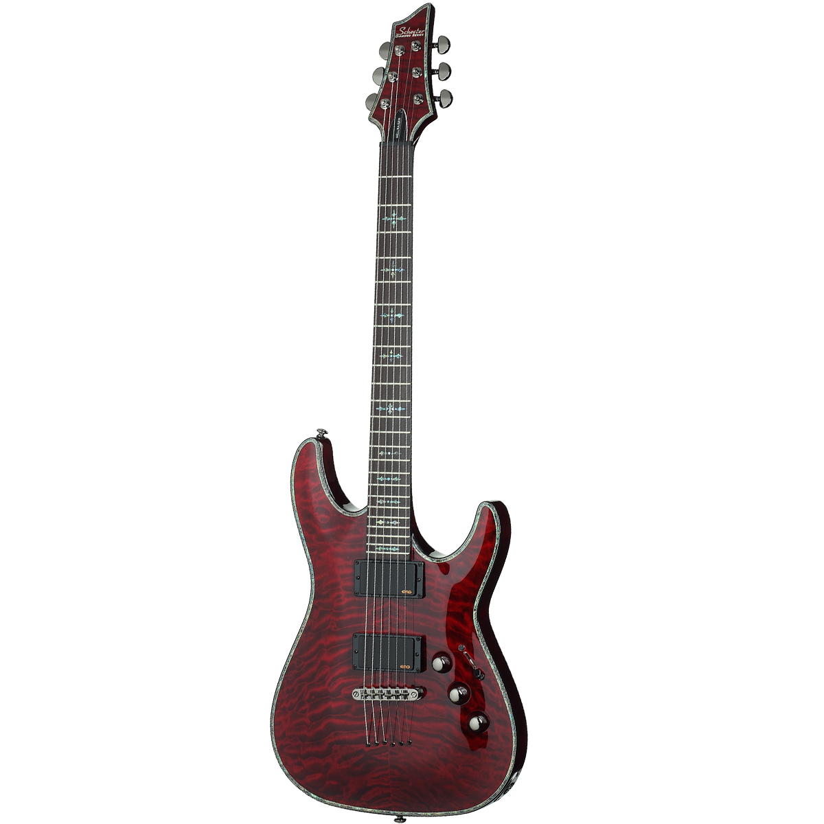 Schecter Hellraiser C-1 Electric Guitar in Black Cherry