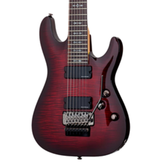 Schecter DEMON 7 7 string in Crimson Red Burst