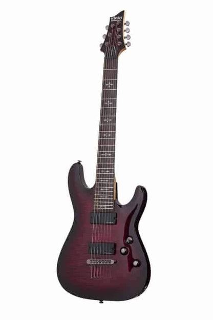 Schecter DEMON 7 7 string in Crimson Red Burst