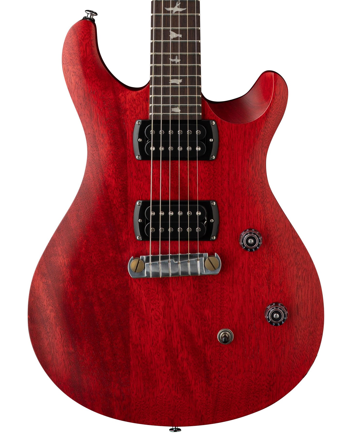 PRS SE CE24 Standard Satin Stoptail Electric Guitar in Vintage Cherry