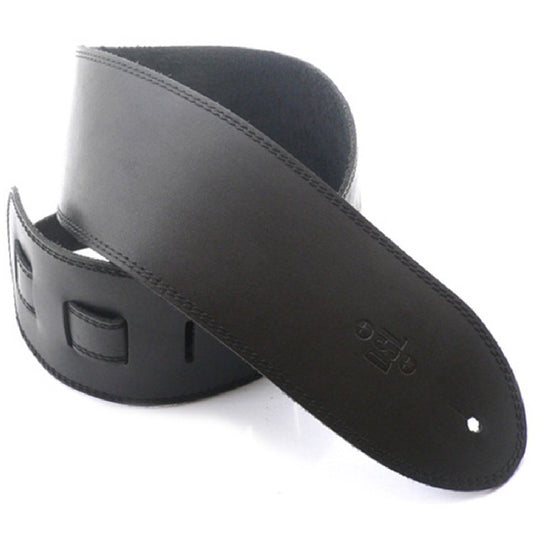 DSL 3.5" Single Ply Stitch Strap in Black & Black