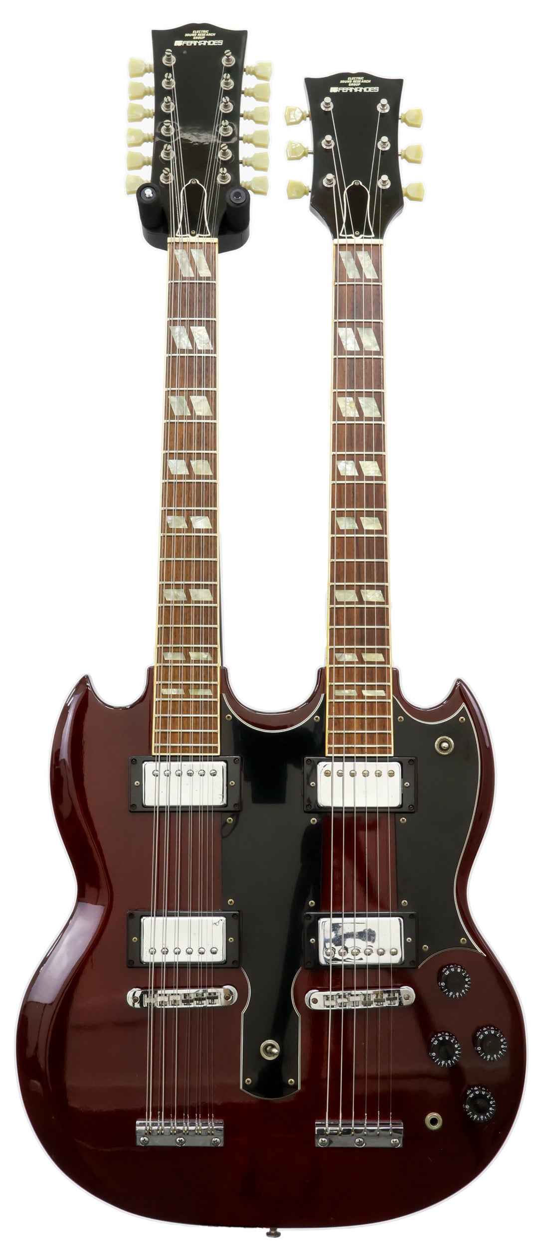 Fernandes FSG-120W Double Neck in Cherry (Pre-Loved)
