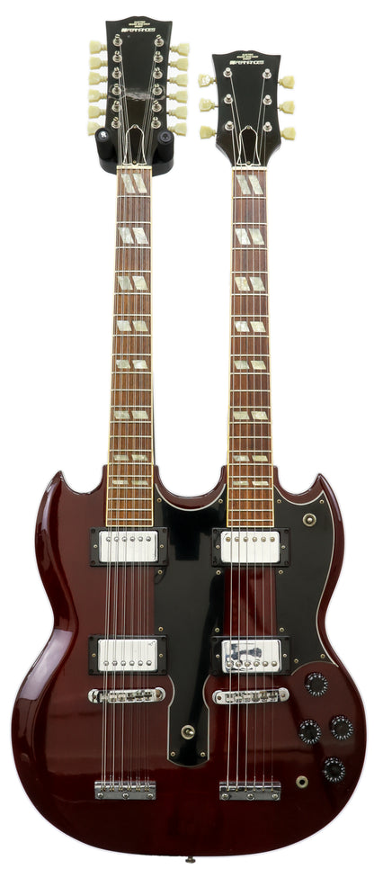 Fernandes FSG-120W Double Neck in Cherry (Pre-Loved)