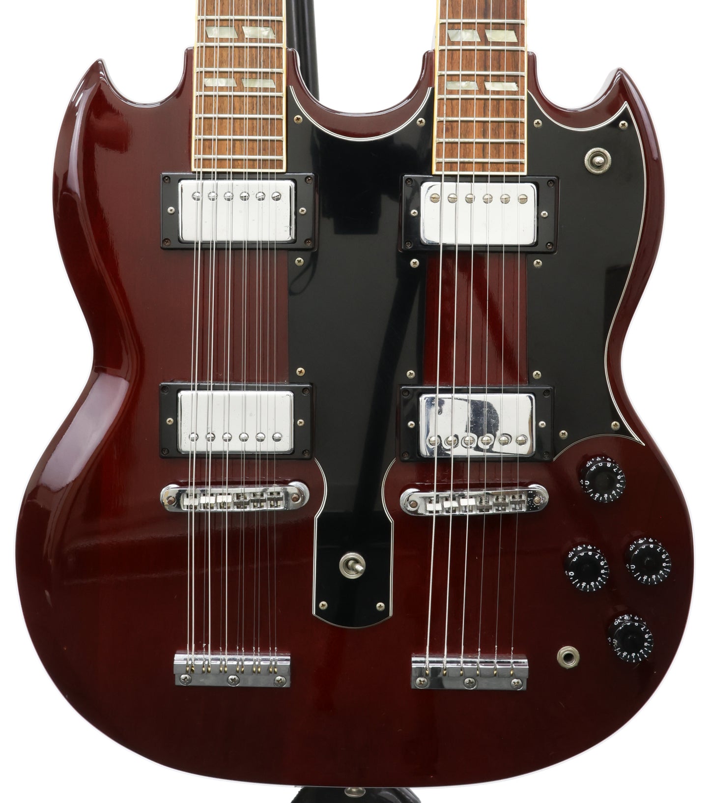 Fernandes FSG-120W Double Neck in Cherry (Pre-Loved)