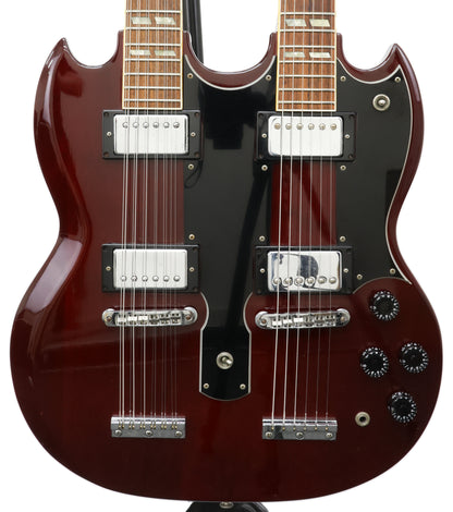 Fernandes FSG-120W Double Neck in Cherry (Pre-Loved)