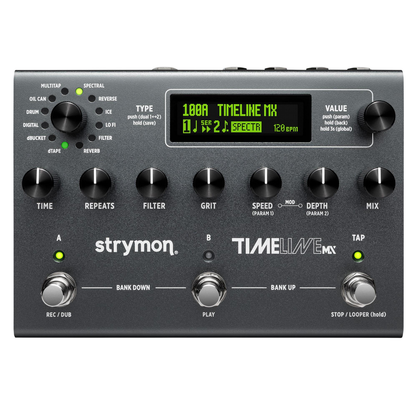 Strymon TimeLine MX Multi Delay Workstation Pedal
