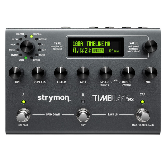 Strymon TimeLine MX Multi Delay Workstation Pedal