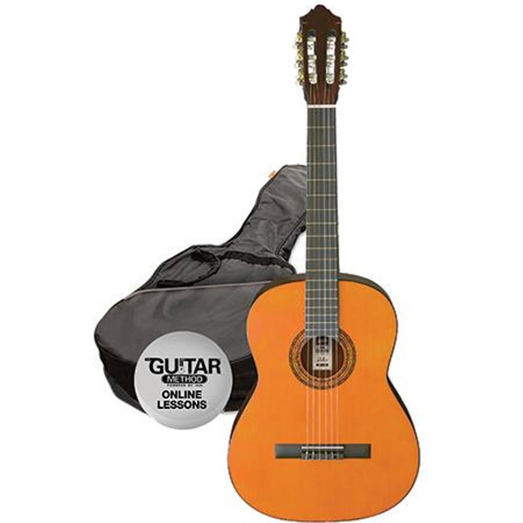 Ashton SPCG14 Starter Classical Guitar Pack in Amber