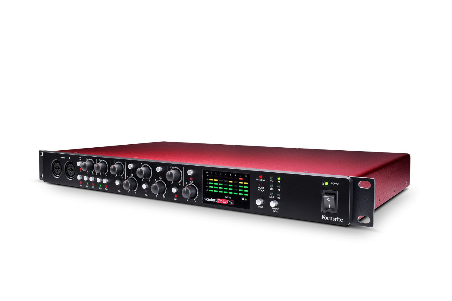 Focusrite Scarlett Octopre Eight Channel Mic Preamp – Billy Hyde Music