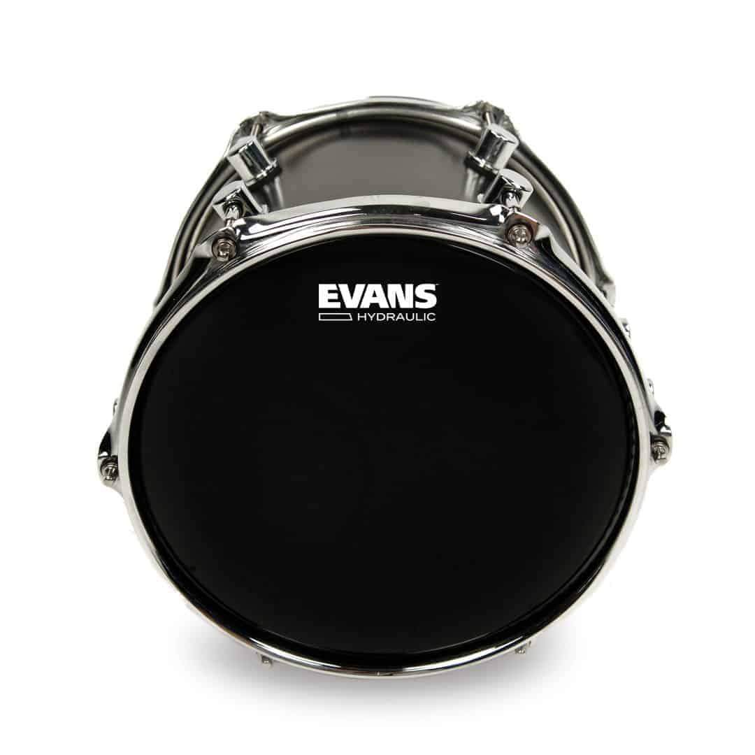 Evans Hydraulic 12" Black Tom Drum Head