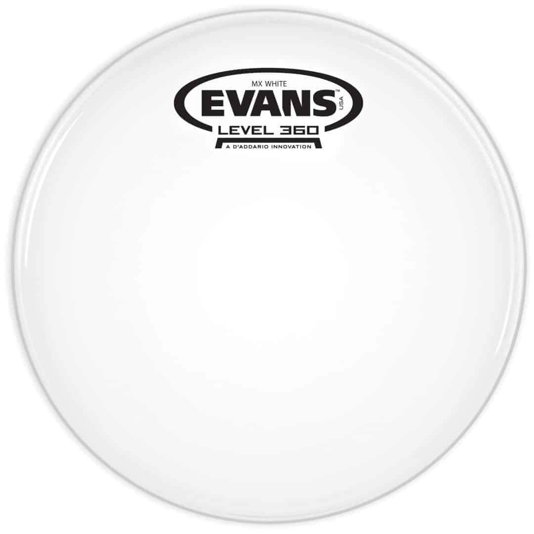 Evans MX White 14" Marching Tenor Drum Head