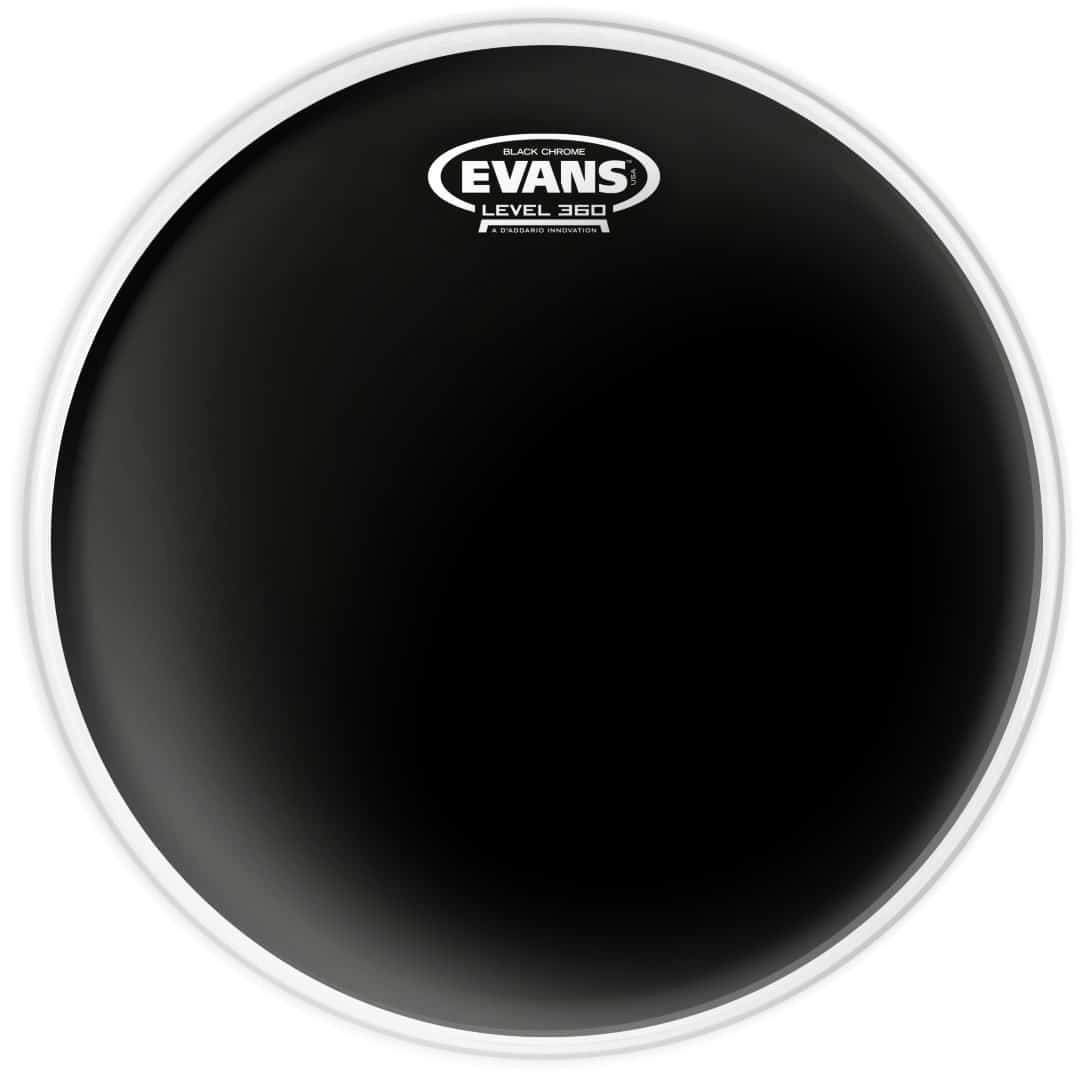 Evans Black Chrome 15" Tom Drum Head