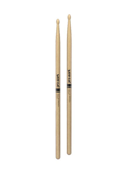 Promark Classic Forward 5A Long Lacquered Hickory Wood Tip Drumsticks